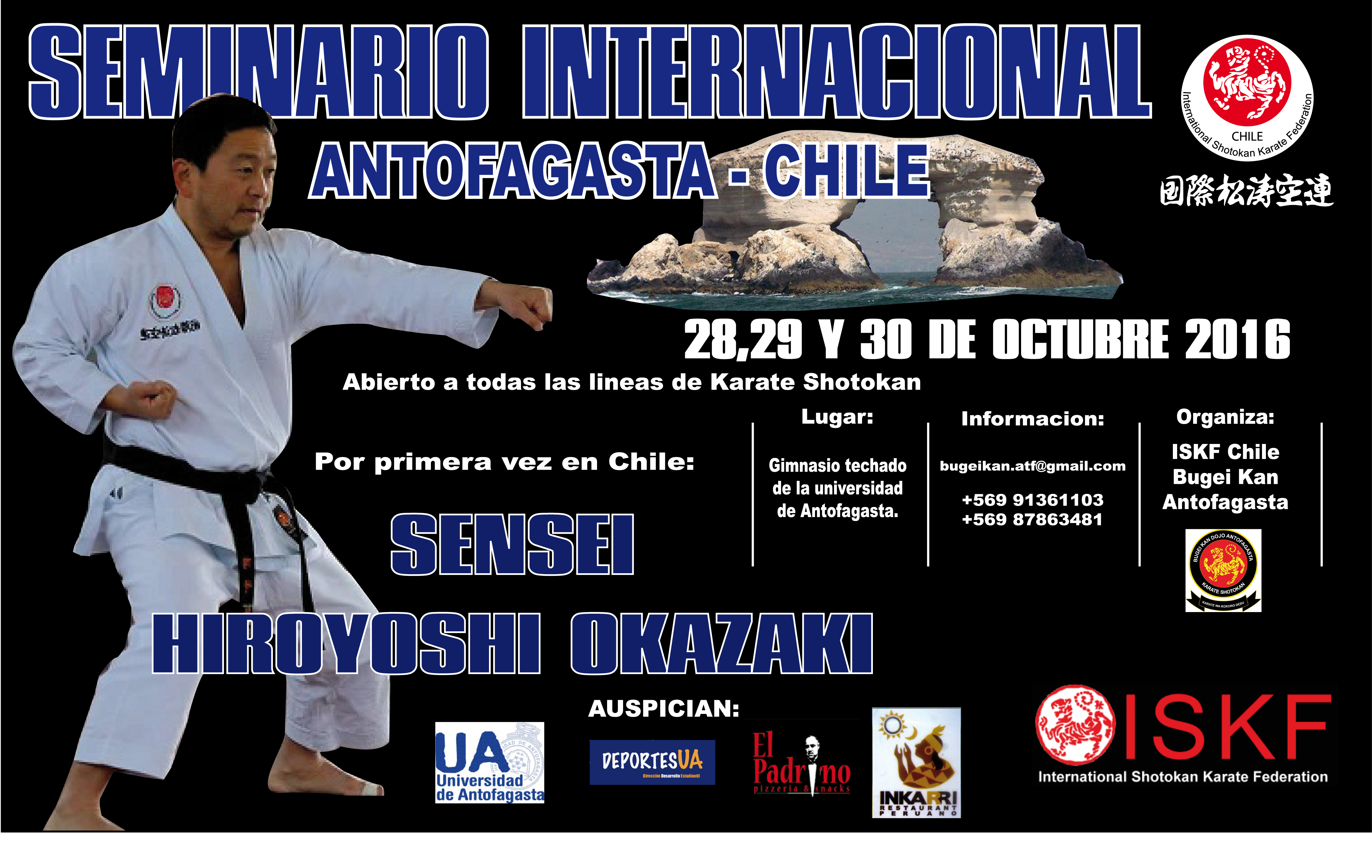 AFICHE SEMINARIO OKAZAKI OCTUBRE 2016