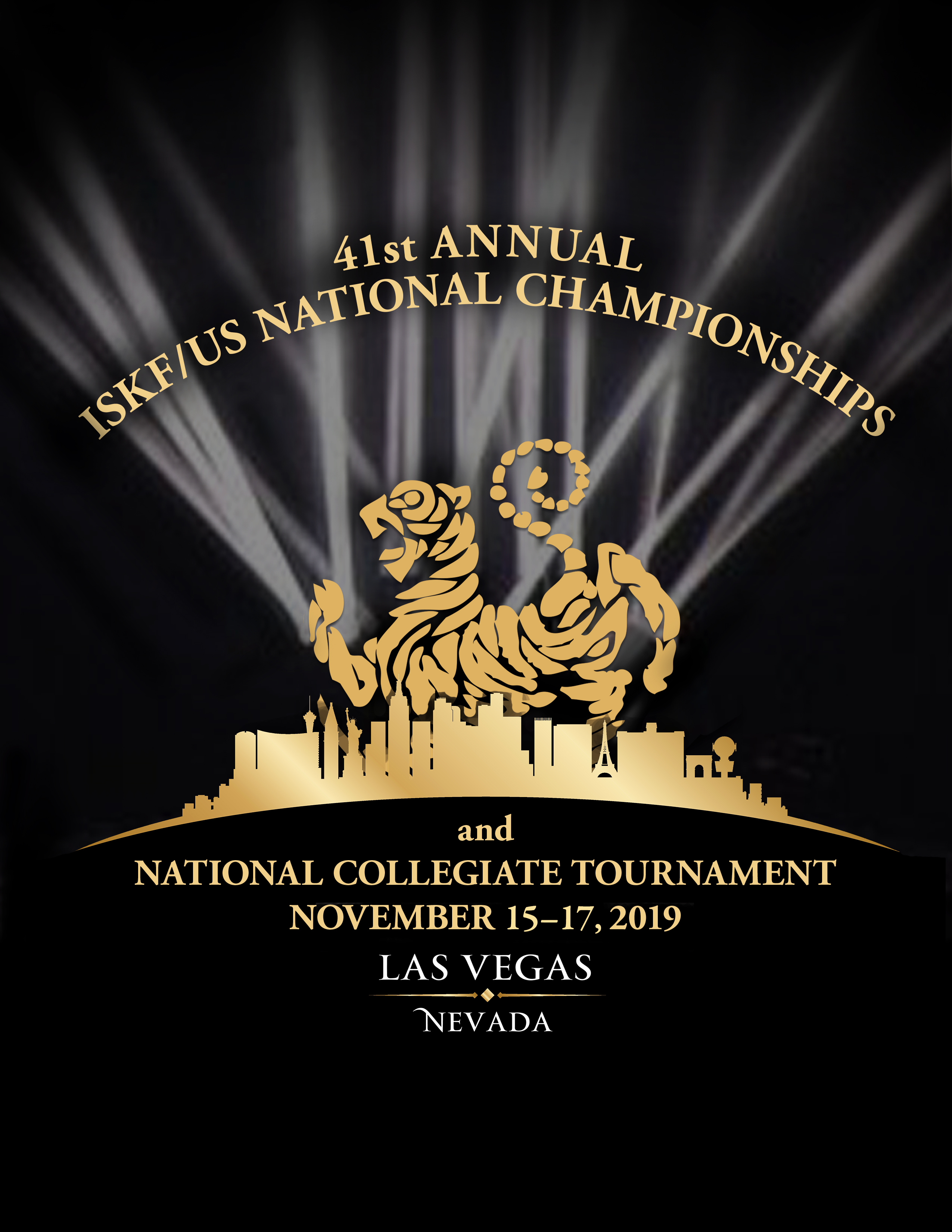 41st Annual ISKF/US National Championships @ Las Vegas, NV, November 15-17, 2019
