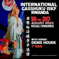 ISKF Rwanda International Gasshuku w/Sensei Denis Houde @ Kigali, Rwanda, August 18-20, 2023