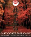 34th East Coast Fall Camp & Goodwill Tournament @ Camp Green Lane, PA, September 15-17, 2023